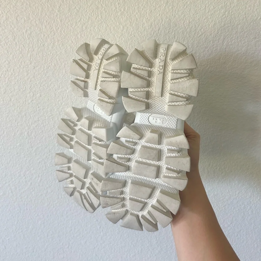 PRADA Authentic Sporty Woven Nylon Tape Sandals - Picture 16 of 16